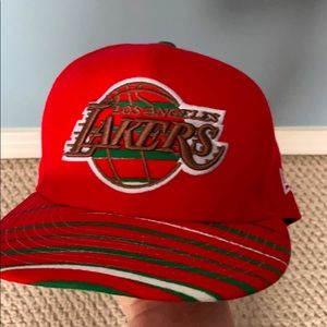 Laker Christmas edition snap back